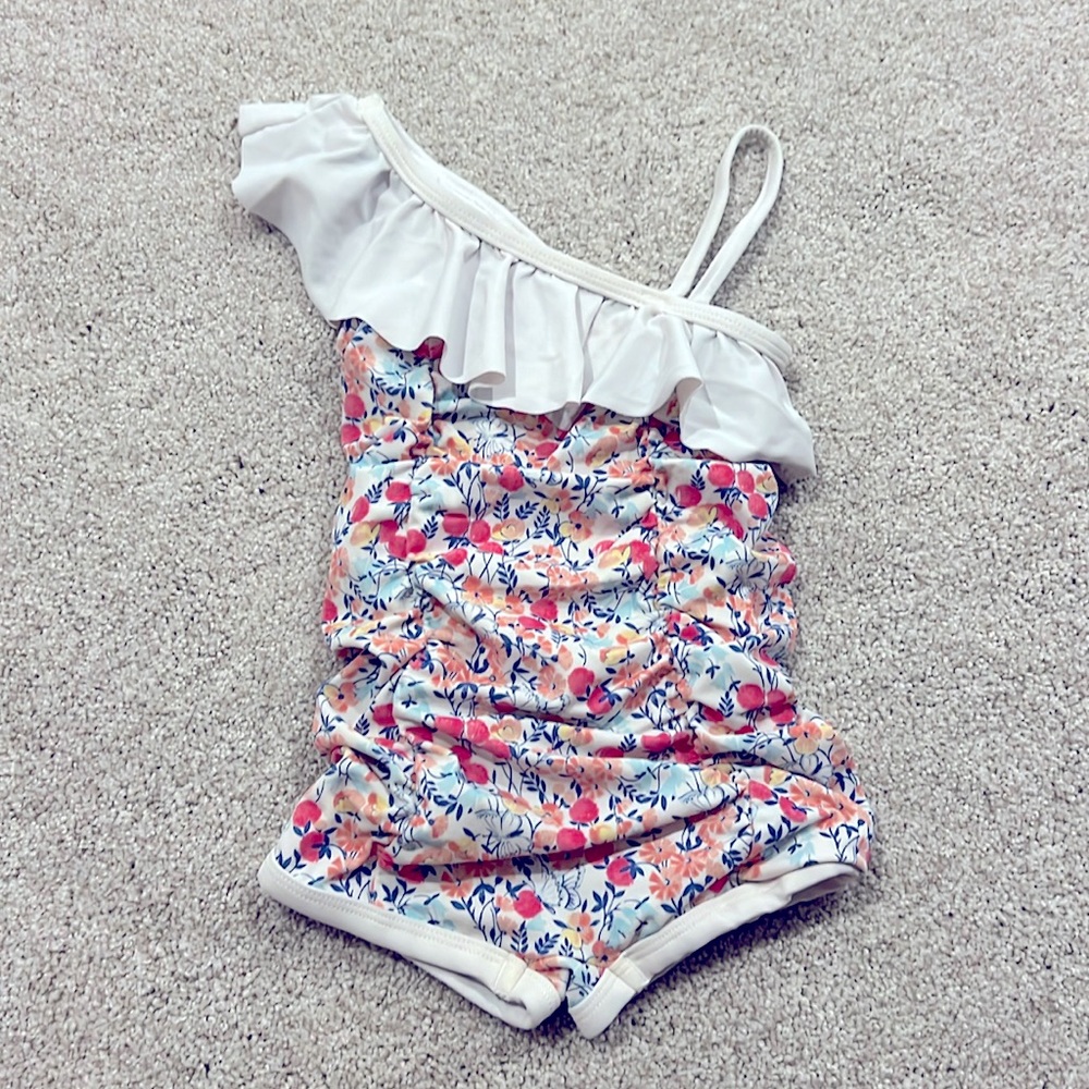 ADORABLE Janie and Jack one piece swimsuit for toddler girl- size 18-24 months!